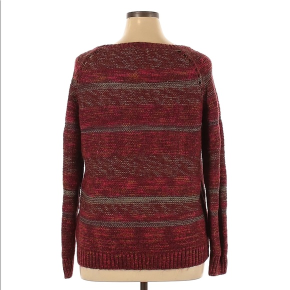 Multi color knit sweater only worn twice - Picture 2 of 2
